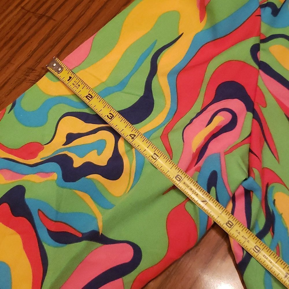 Gorgeous Vibrant Abstract Women's Top - Sz 14 - Picture 7 of 7